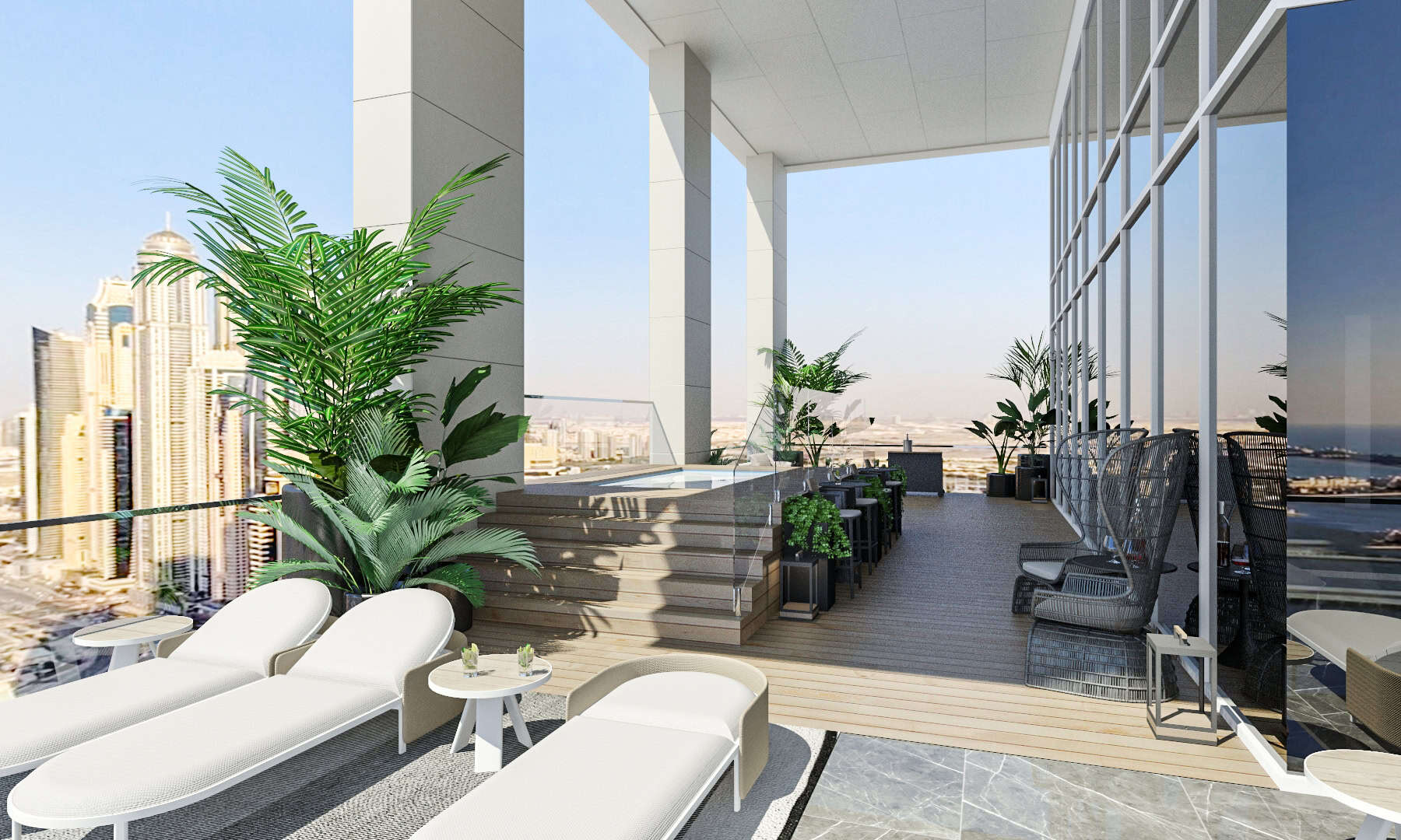 penthouse interior in Dubai
