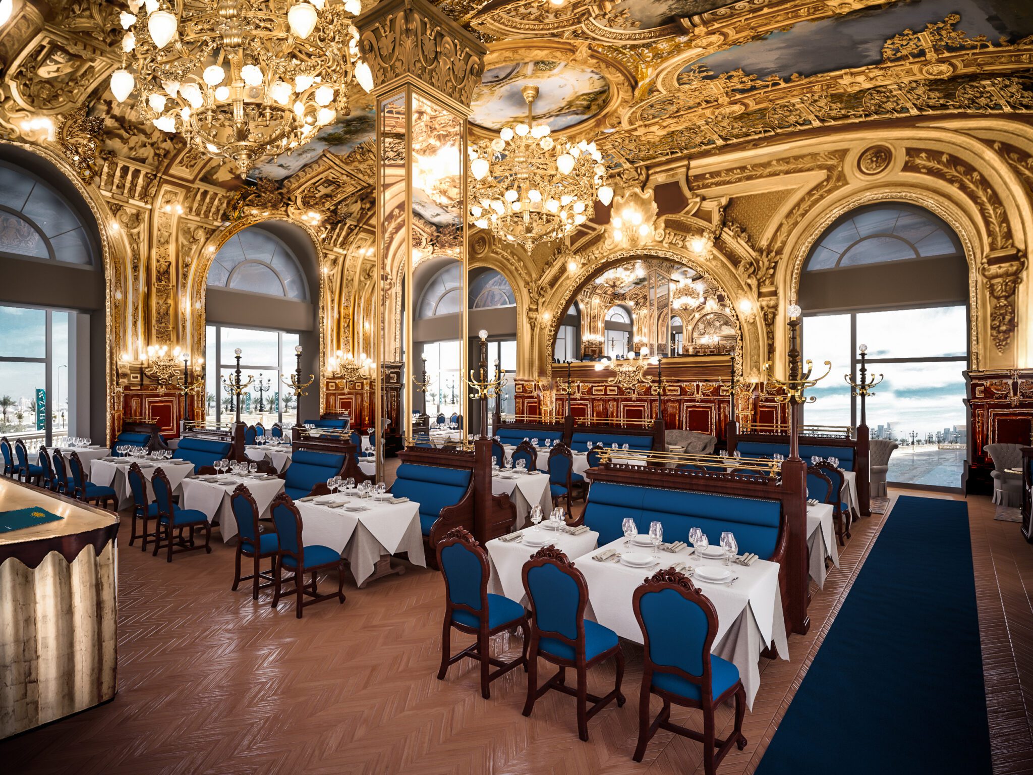 Le Train Bleu in Doha Qatar